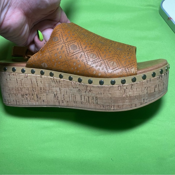Free People platform cork shoe size 37 - Picture 3 of 6